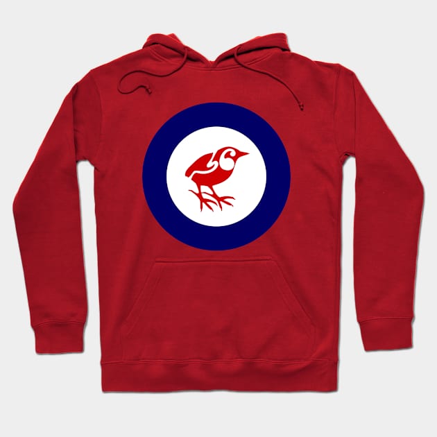 Rockwren Air Force Roundel Hoodie by mailboxdisco